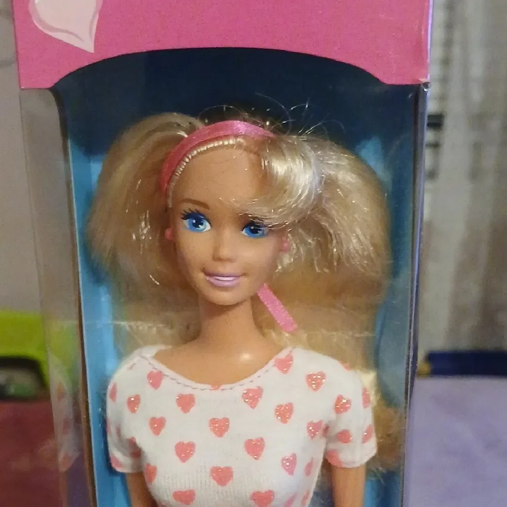 Barbie Pretty Hearts Doll with Pink Outfit
